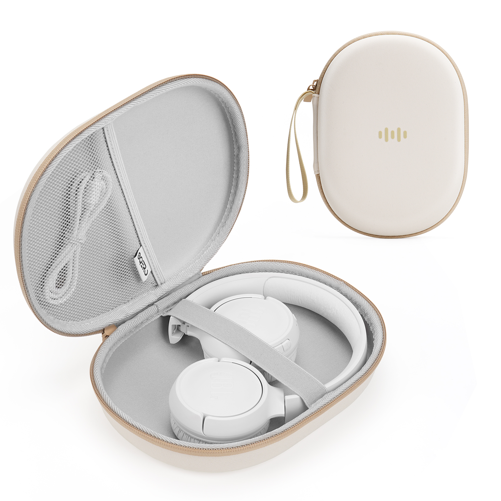 Headphone Case Hard - Semi-Foldable Headphones Hard Case for JBL