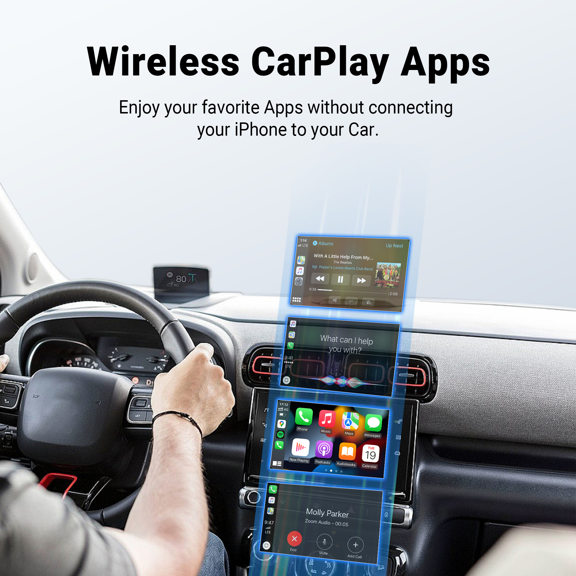 OTTOMOTION Mini Wireless CarPl - Bluetooth Adapter Receiver avis et prix