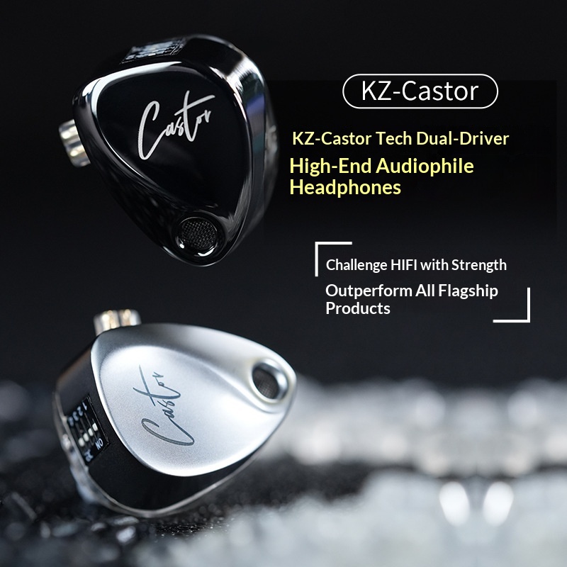 KZ Castor In Ear Wired Headpho - Audiophile Headphone Wired avis et prix