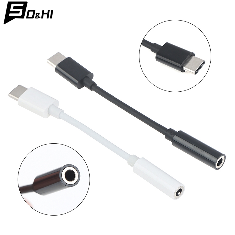 Type-C to 3.5mm AUX Jack Earph - Earphone Splitter Jack avis et prix
