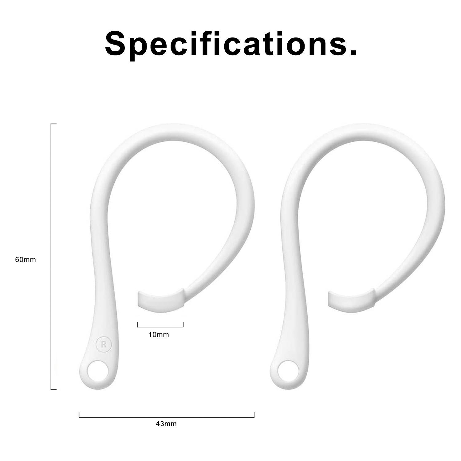 1 Pairs Anti-lost Earhooks for - Sports Earphone Hook avis et prix
