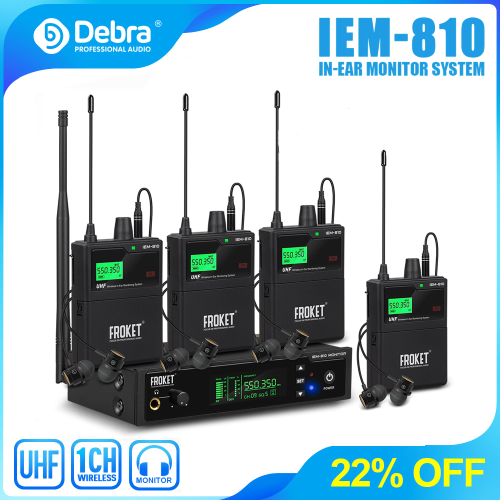Debra New UHF In-Ear Monitorin - In Ear Monitor Iem avis et prix