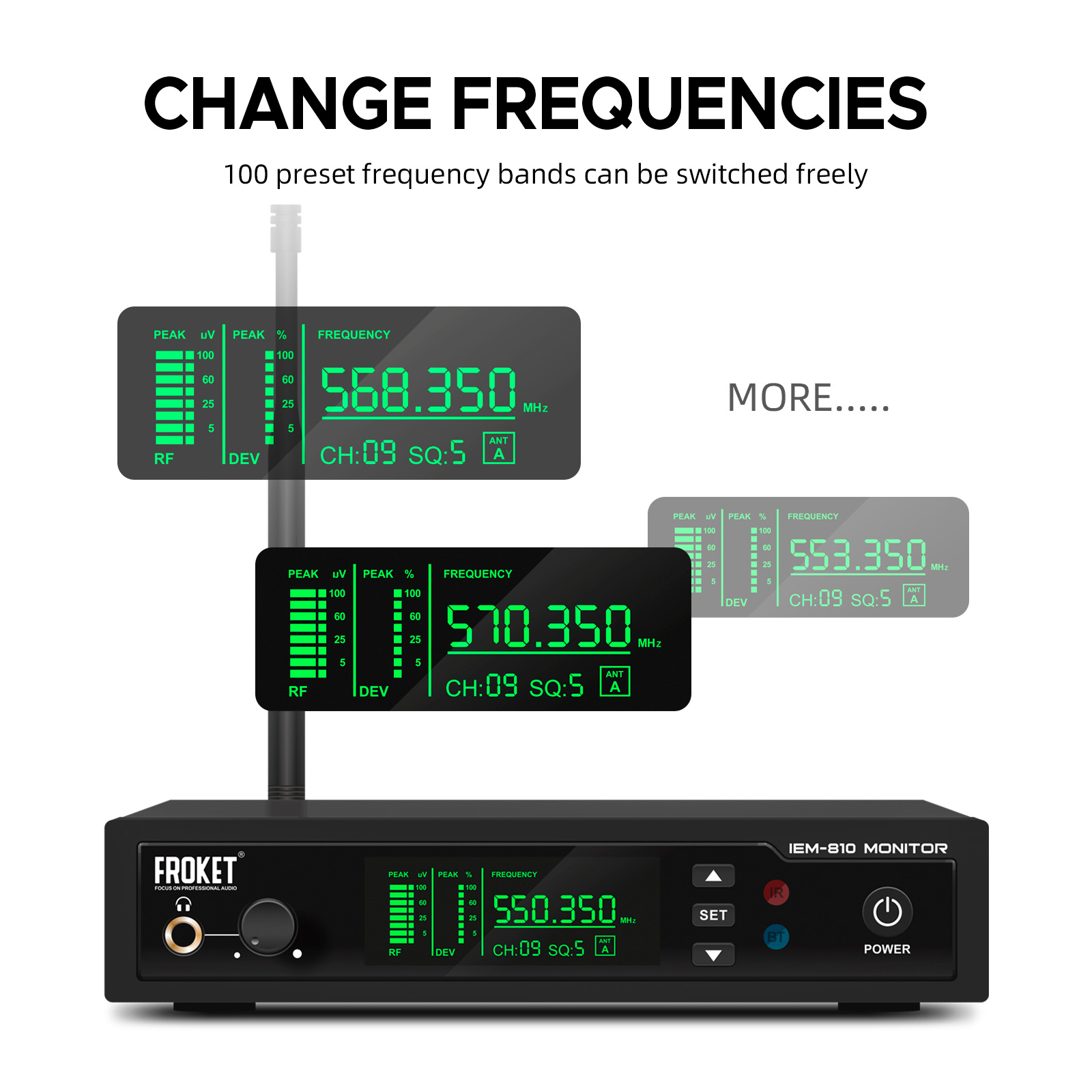 Debra New UHF In-Ear Monitorin - In Ear Monitor Iem avis et prix