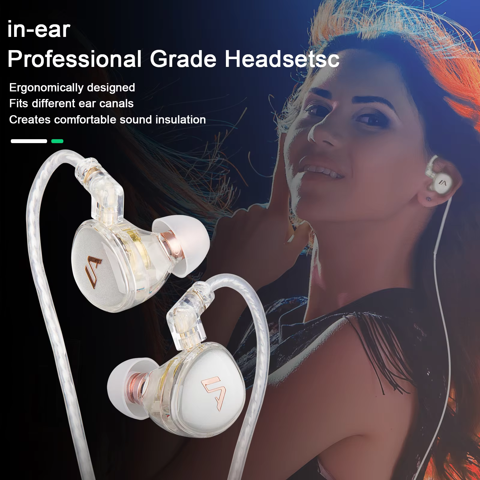 590-599mhz stereo IEM UHF Stag - In Ear Monitor Iem avis et prix