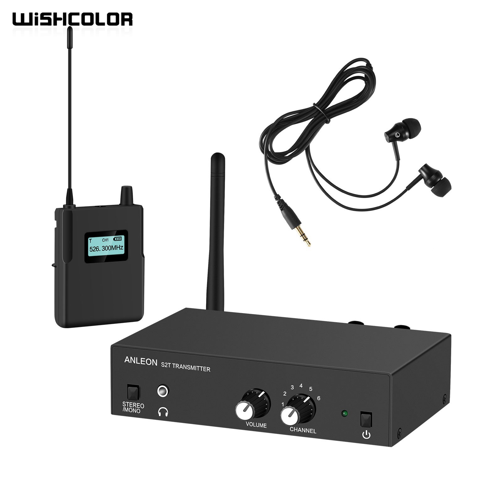 Wishcolor ANLEON S2 526-535MHz - In Ear Monitor Iem avis et prix