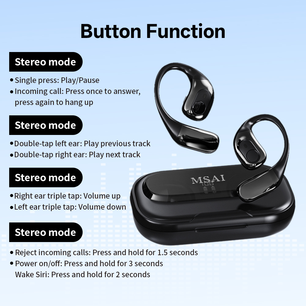 MSAI T23 AI Translator Earbuds - Usb C Earphone avis et prix