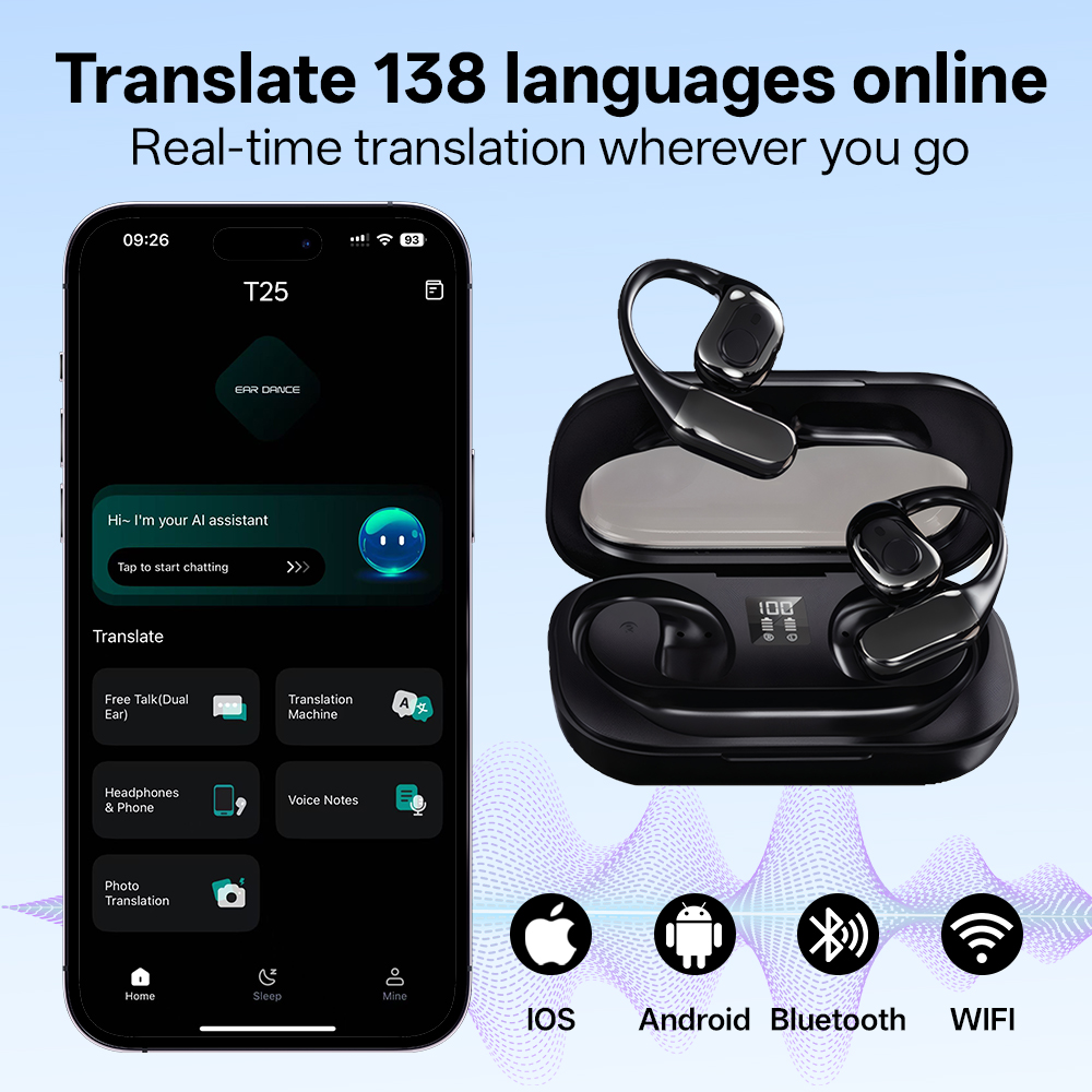 MSAI T23 AI Translator Earbuds - Usb C Earphone avis et prix