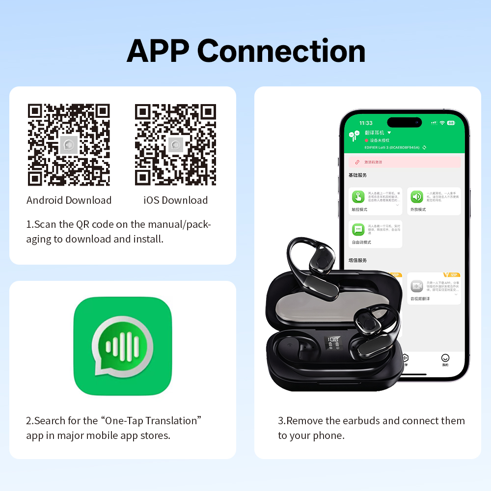 MSAI T23 AI Translator Earbuds - Usb C Earphone avis et prix