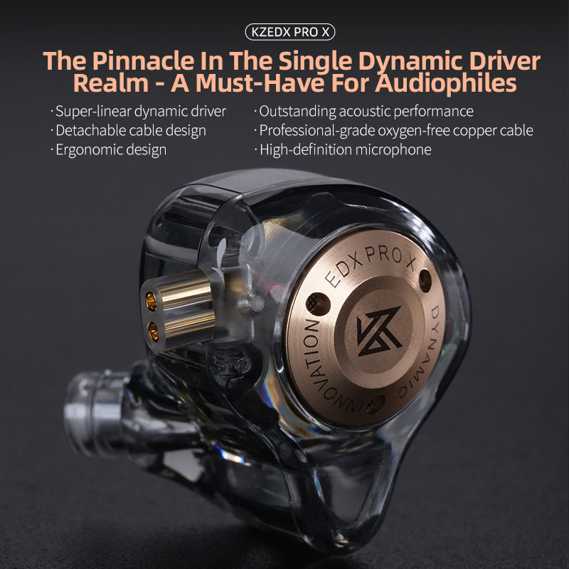 KZ EDX Pro X dynamic driving h - Sports Earphone Hook avis et prix