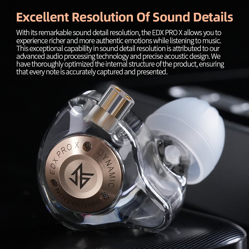 KZ EDX Pro X dynamic driving h - Sports Earphone Hook avis et prix
