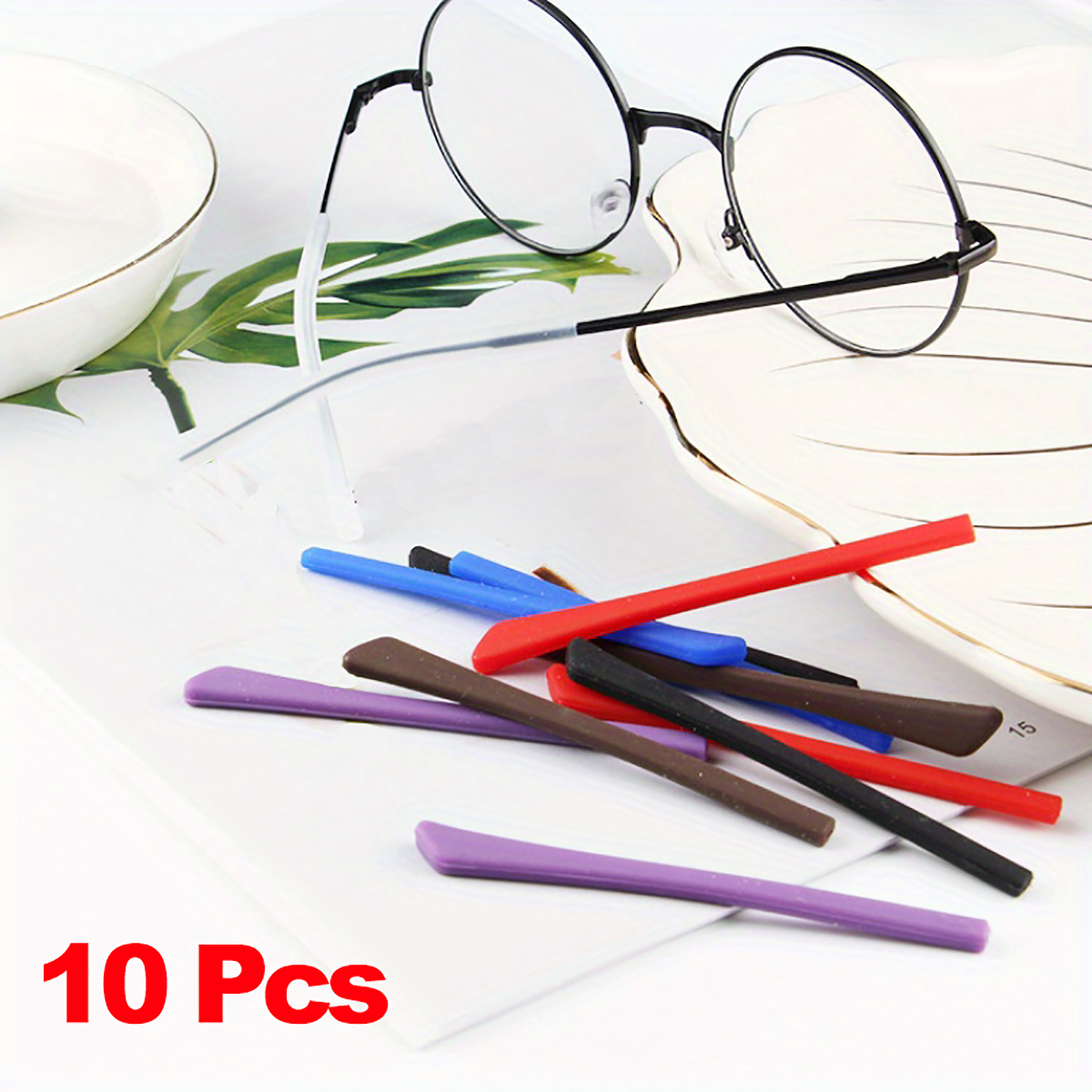 10pcs Eyeglass Replacement Tem - Silicone Ear Tip Replacement avis et prix