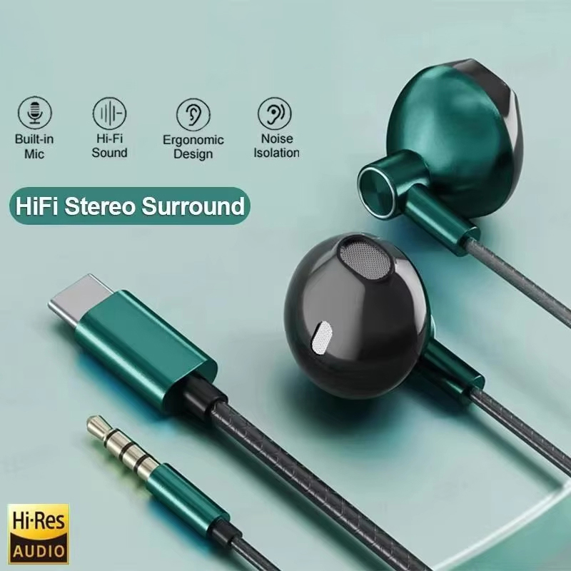 Type C 3.5mm HIFI Stereo Wired - Audiophile Headphone Wired avis et prix