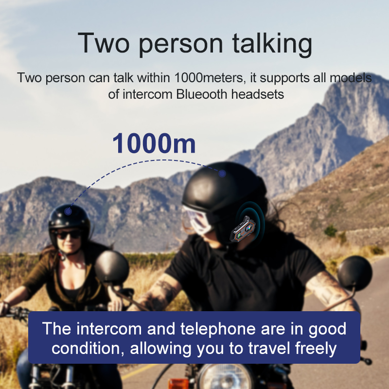 Y20 2X Motorcycle Helmet Inter - Bluetooth Headset On Ear avis et prix