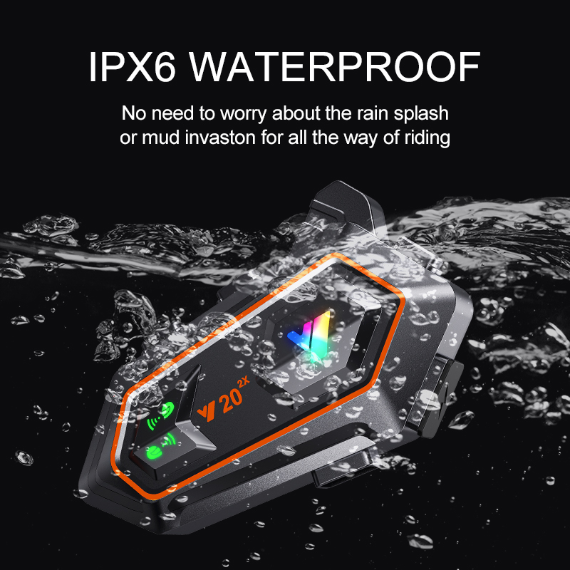 Y20 2X Motorcycle Helmet Inter - Bluetooth Headset On Ear avis et prix