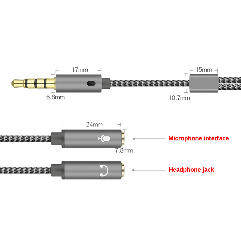 1/3/5PCS 3.5mm Audio Splitter  - Earphone Splitter Jack avis et prix