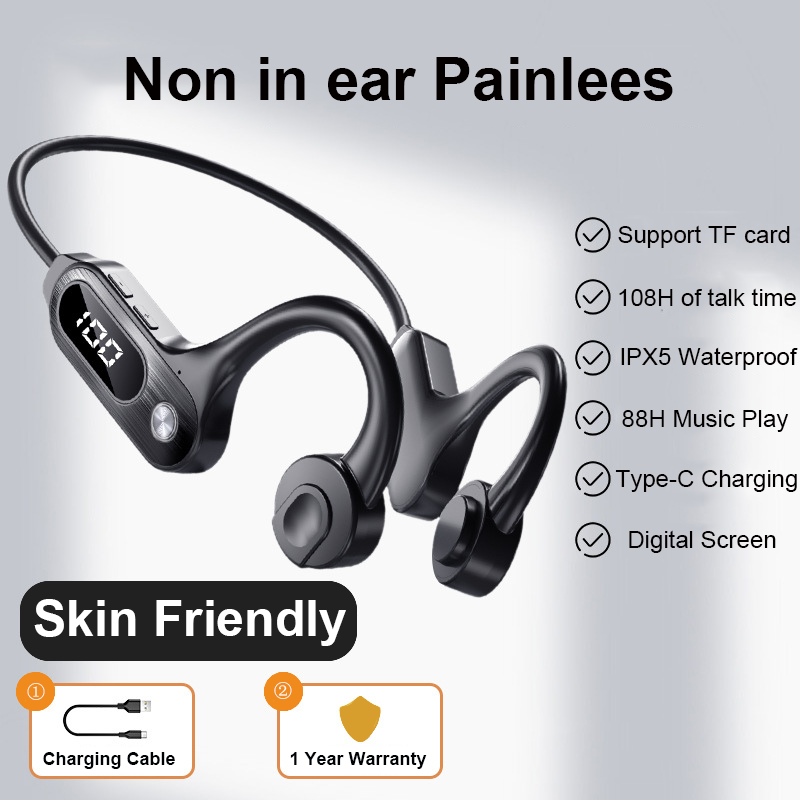 Bone Conduction Bluetooth 5.3  - Sports Earphone Hook avis et prix