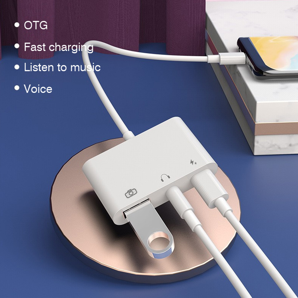 3 in 1 Type C to 3.5mm Jack Ea - Earphone Splitter Jack avis et prix