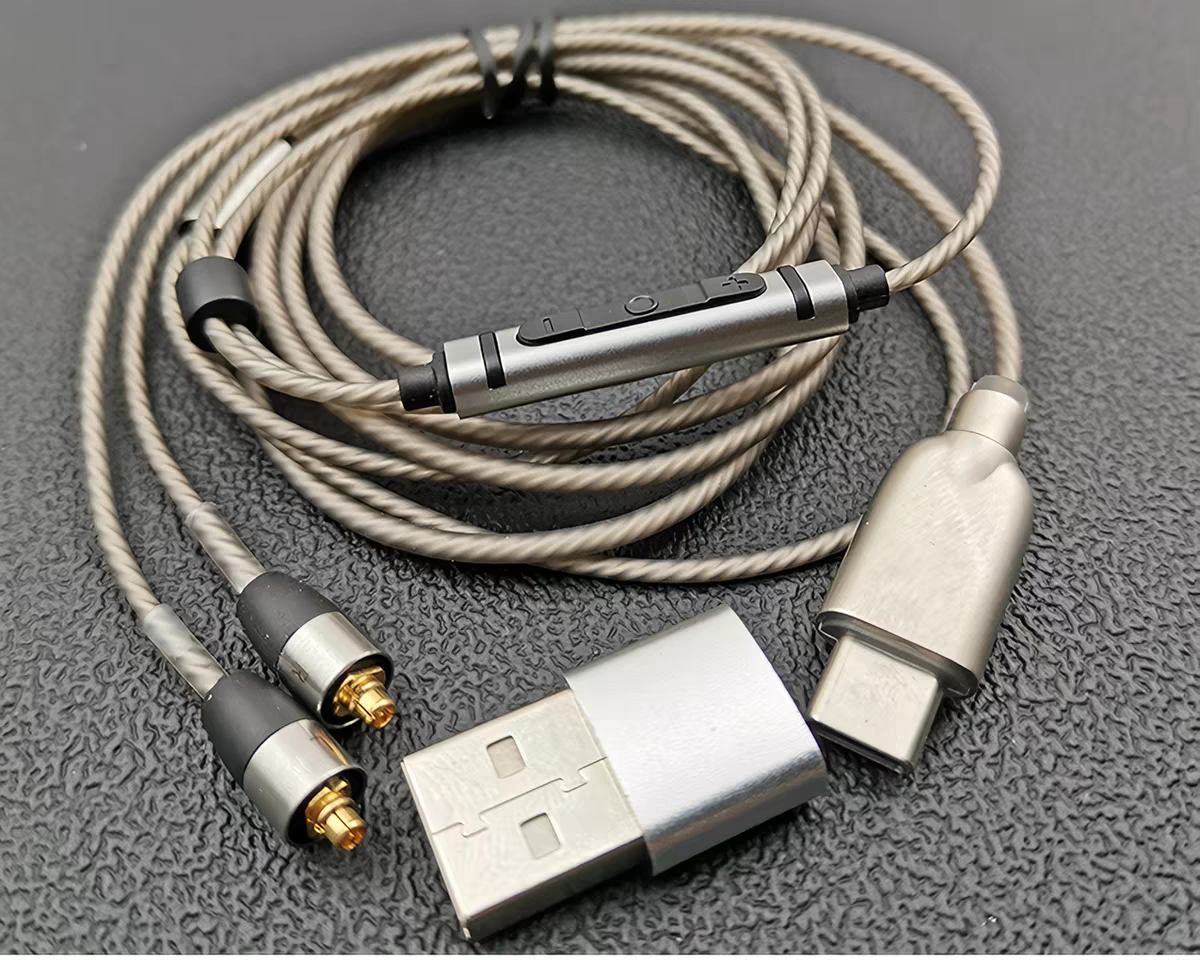 MMCX Plug Type-C Silver Plated - Wired Earphone Mic avis et prix