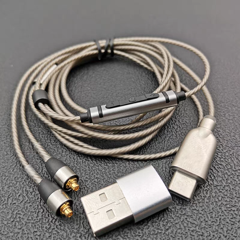 MMCX Plug Type-C Silver Plated - Wired Earphone Mic avis et prix