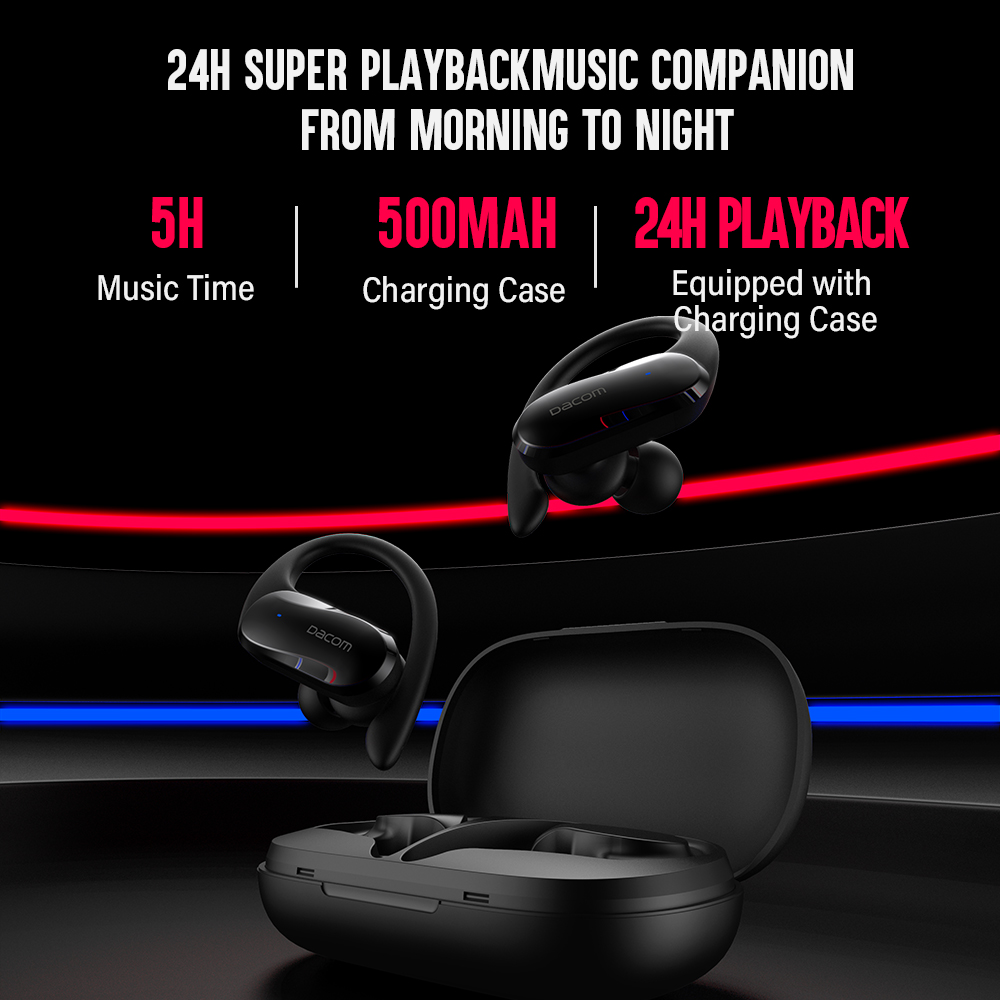 DACOM L19 TWS Bluetooth Earpho - Sports Earphone Hook avis et prix