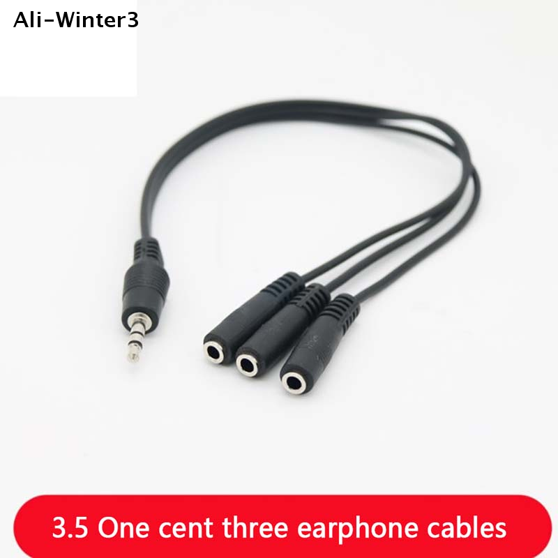 【R】3.5mm 3 Way Port Aux Multi  - Earphone Splitter Jack avis et prix