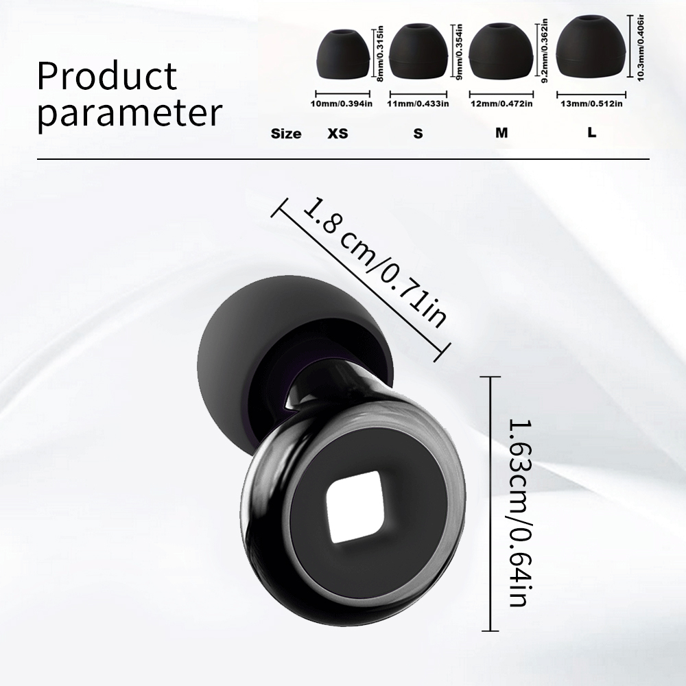 Reusable Silicone Ear Plugs No - Silicone Ear Tip Replacement avis et prix