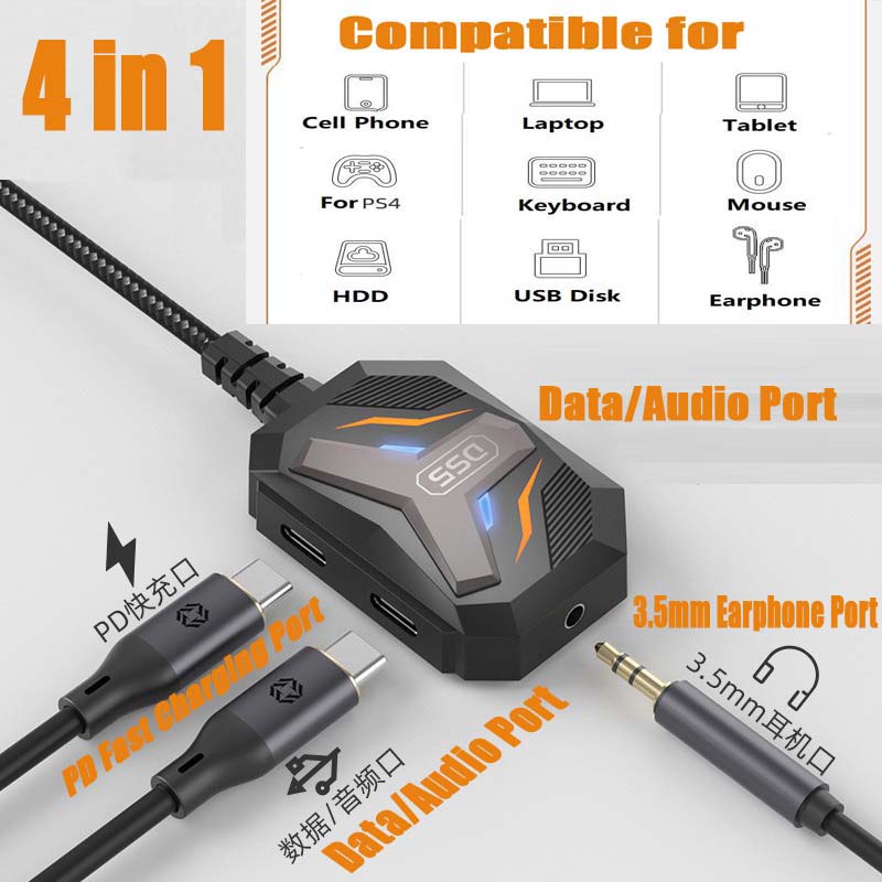 Type C Splitter USB C to 3.5mm - Earphone Splitter Jack avis et prix