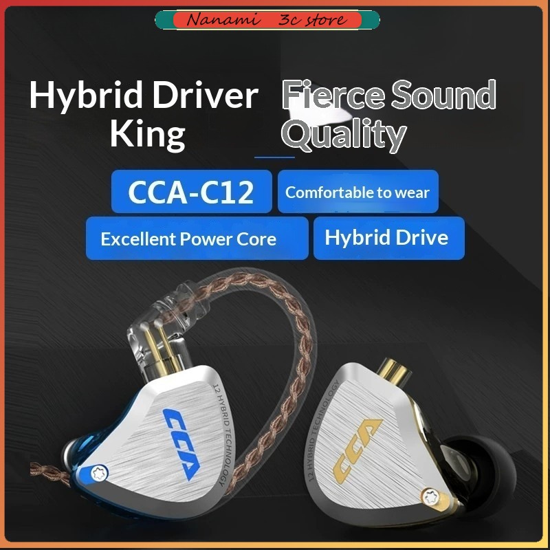 CCA C12 Earphones Hi-Fi Audiop - Audiophile Headphone Wired avis et prix
