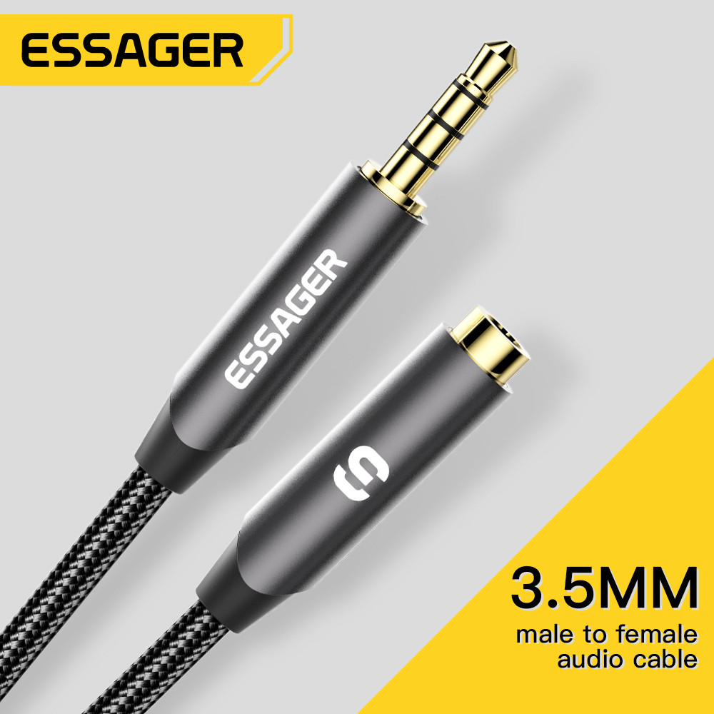 ESSAGER Headphone Extension Ca - Earphone Splitter Jack avis et prix
