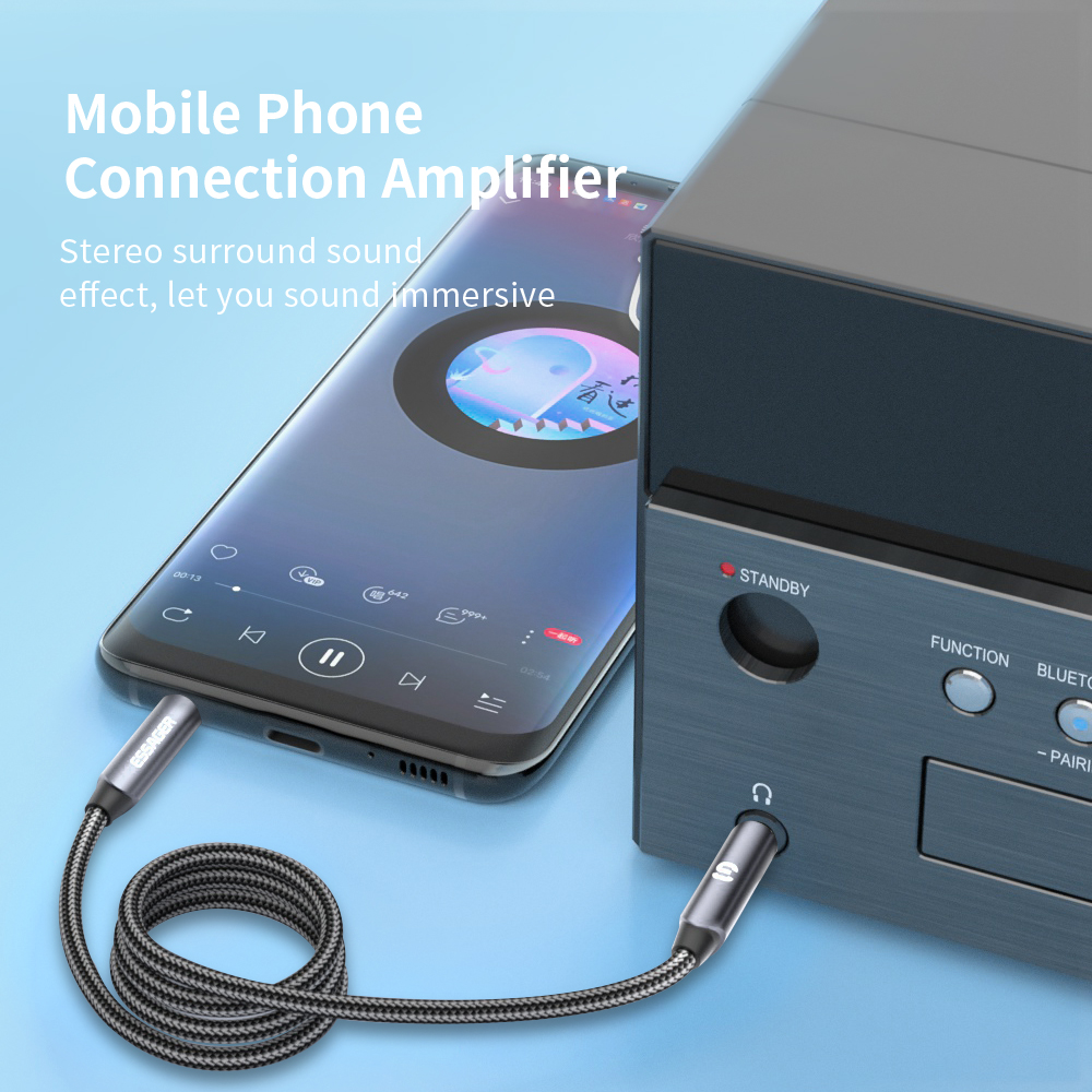 ESSAGER Headphone Extension Ca - Earphone Splitter Jack avis et prix