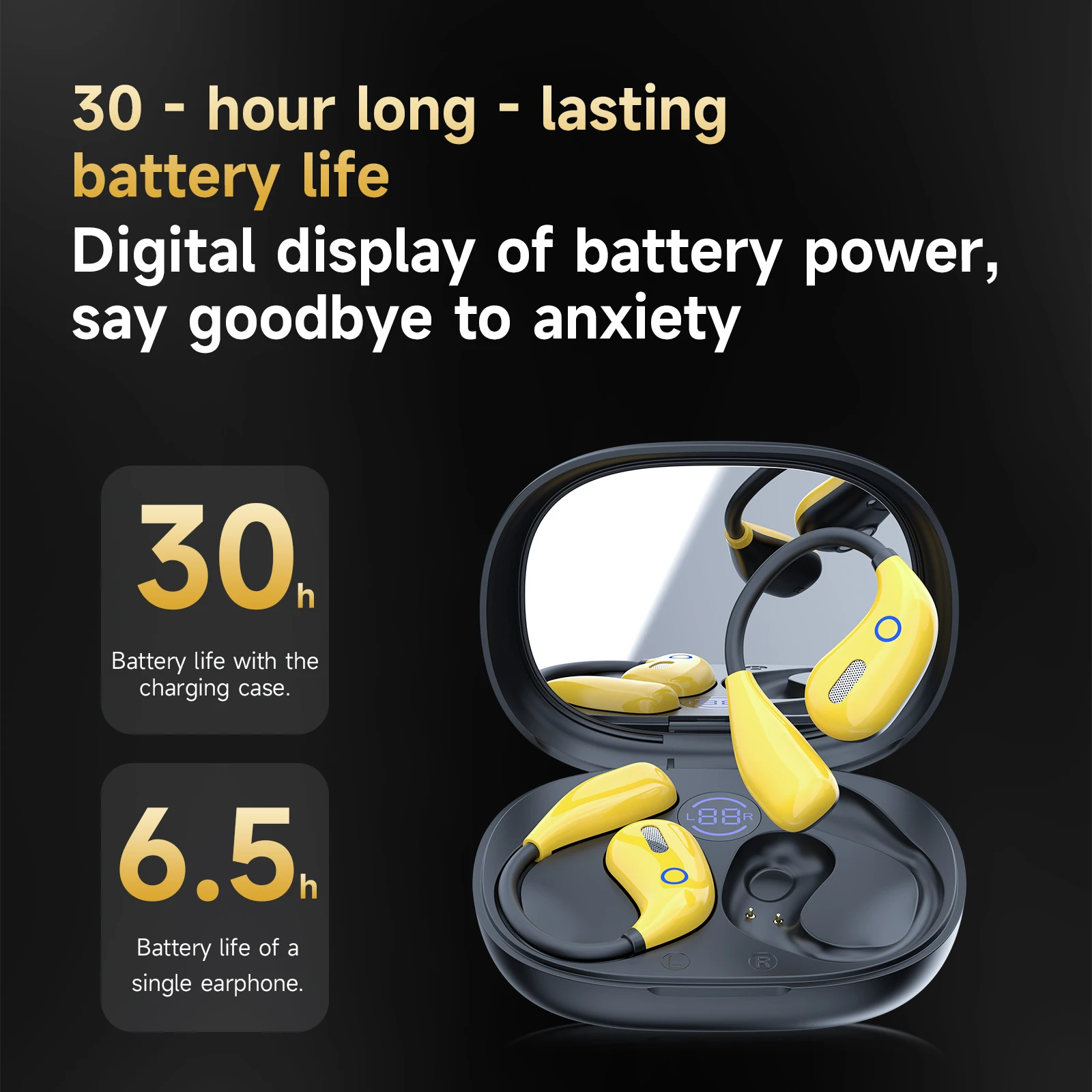 TWS Bluetooth Earphones Wirele - Sports Earphone Hook avis et prix